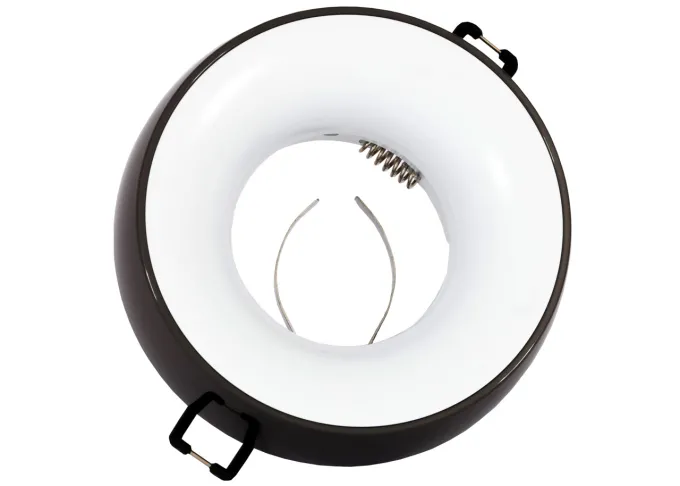 Kanlux Einbaustrahler ELNIS L A-W Anthrazit Weiß Glänzend Aluminium