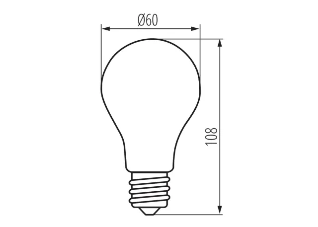 Kanlux E27 LED Leuchtmittel XLED A60 10W-WW warmweiss