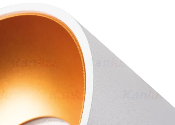 KANLUX Einbaudownlight MINI RITI GU10 weiss/gold