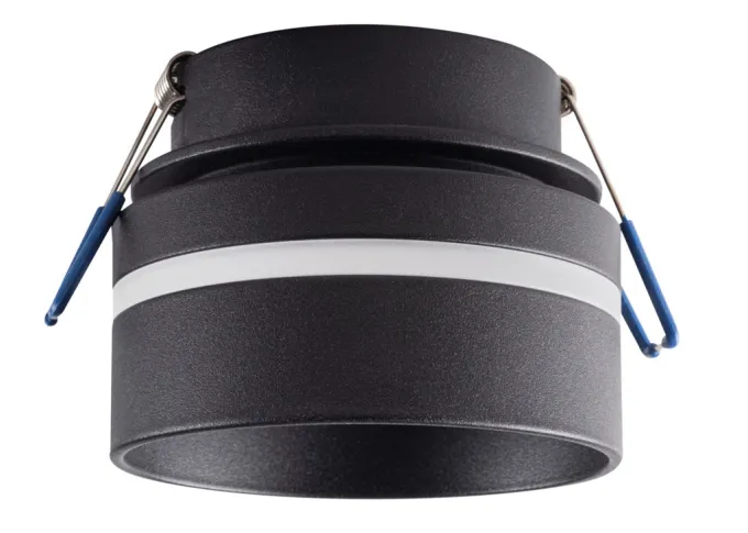 Kanlux Einbaustrahler GOVIK ST schwarz rund dreifacher Lichtaustritt
