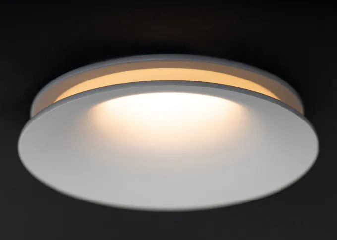 Kanlux Einbaustrahler AJAS DSO weiss rund doppelter Lichtaustritt