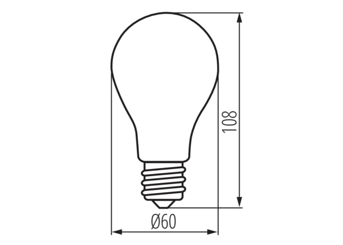 Kanlux Extreme E27 LED Leuchtmittel XLED EX A60 4W-NW neutralweiss