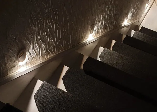 Kanlux LED-Wandeinbauleuchte Treppenleuchte ERINUS grau eckig doppelter Lichtaustritt