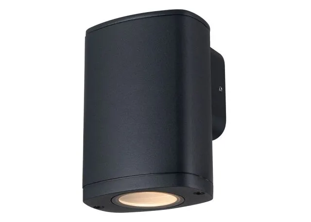 Kanlux Außenleuchte Wandleuchte ZEVI EL 1GU10 B schwarz 1 x GU10