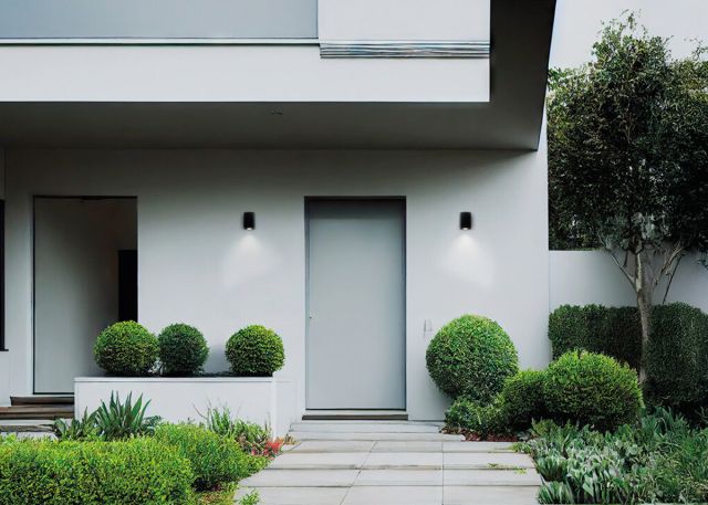 Kanlux Außenleuchte Wandleuchte ZEVI W EL 1GU10 G graphit 1 x GU10