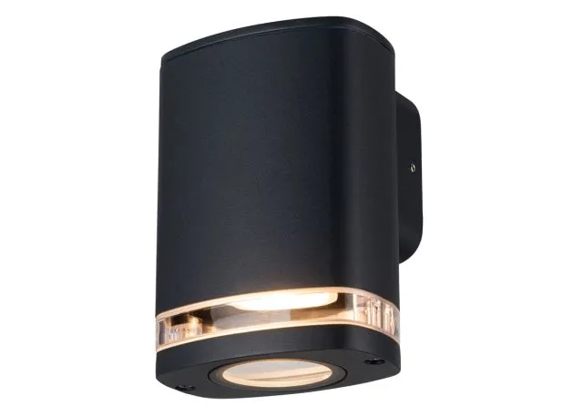 Kanlux Außenleuchte Wandleuchte ZEVI W EL 1GU10 B schwarz 1 x GU10