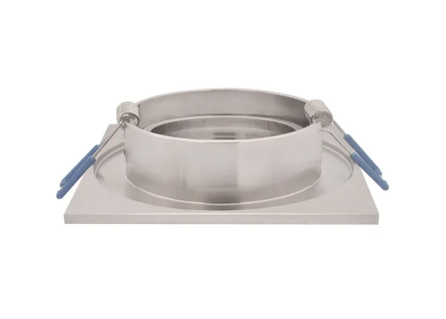 Einbaurahmen aus Aluminium Optik Eisengebürstet Quadrat Klickverschluss geeignet für Spanndecken