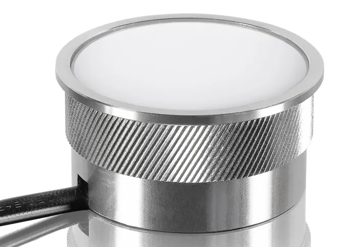 Flat LED Modul 5W Dimmbar Ultraflach 50mm Aluminium Milchglas