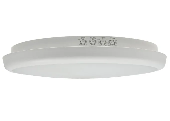 LED Deckenleuchte SALAO 16 IP54, 16W, 1500lm, 3000-4000K, HF-Bewegungsmelder