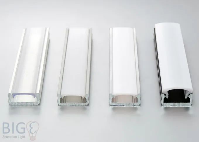 Aluminium Profil Aufputz NTD flach für LED Streifen