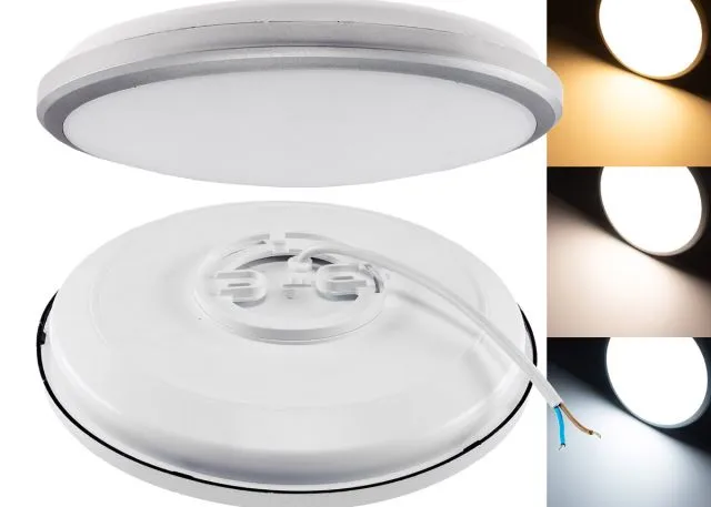 LED Deckenleuchte Acronica 24 CCT Ø 32cm, 24W, 2400lm, IP40