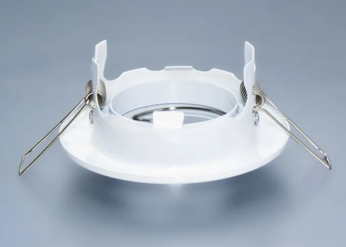 Einbaurahmen aus Metall - Rund - weiß