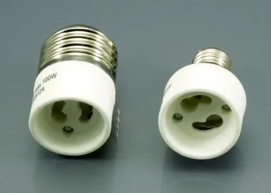 Hochvolt Leuchtmitteladapter E14 und E27 auf G9 und GU10
