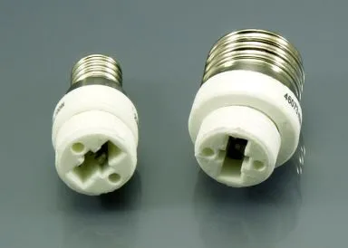 Hochvolt Leuchtmitteladapter E14 und E27 auf G9 und GU10