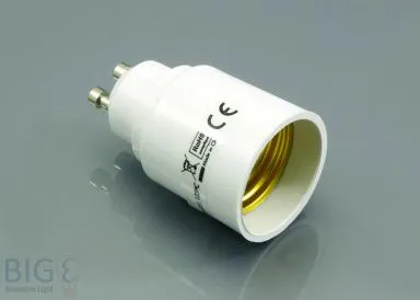 Hochvolt Leuchtmitteladapter GU10 auf E27