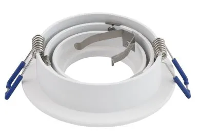 Einbaurahmen McShine KL-89 rund, schwenkbar, matt weiss