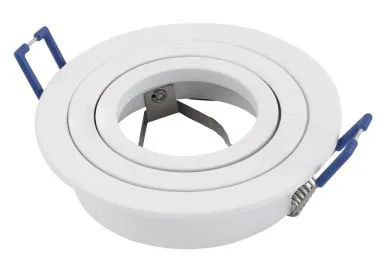 Einbaurahmen McShine KL-89 rund, schwenkbar, matt weiss