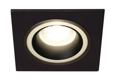 Kanlux Einbaustrahler Deckenleuchte Downlight FELINE DSL B-B schwarz matt eckig doppelter Lichtaustritt