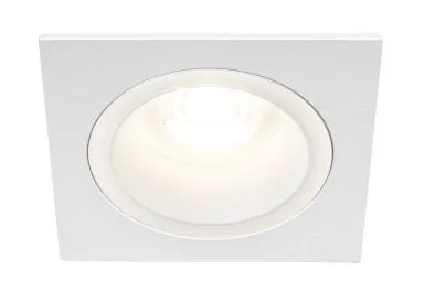 Kanlux Einbaustrahler Deckenleuchte Downlight FELINE DSL W-W weiß matt eckig doppelter Lichtaustritt