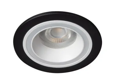 Kanlux Einbaustrahler Deckenleuchte Downlight FELINE DSO W-B schwarz weiß matt doppelter Lichtaustritt