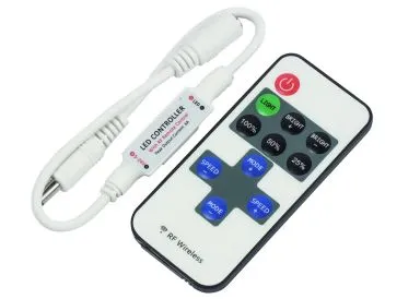 Nextec Kabeldimmer für einfarbige LED Streifen mit Fernbedienung