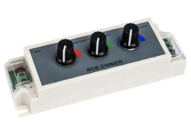 RGB LED Stripes Analog Dimmer 12 oder 24V 9A DC
