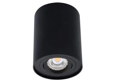 Kanlux Aluminium Aufbaustrahler schwarz matt BORD DLP-50 eine Lichtquelle