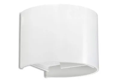 Druckguss UP/Down 2x3W IP54 weiß rund Abstrahlwinkel einstellbar