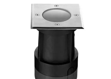 LED Boden-Einbaustrahler GU10 4-eckig schwenkbar für GU10, MR16 oder Module