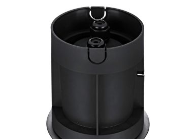 LED Boden Einbaustrahler GU10 Rund schwenkbar schwarz matt für GU10, MR16 oder Module