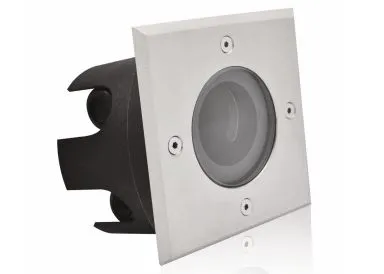 LED Boden-Einbaustrahler eckig kurz für LED Module