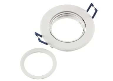 Aluminium Einbaustrahler weiß matt - schwenkbar - Klickverschluss - Chilitec CTE-84R WS