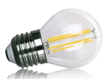 ChiliTec LED Tropfenlampe E27 Filament T4 3000k, 524lm, 230V/4W, warmweiß