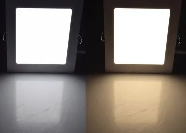 ChiliTec LED Licht-Panel QCP-22Q, 22,5x22,5cm 230V, 18W, warmweiss - neutralweiss