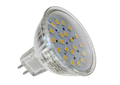 Chilitec LED Strahler MR16 H40 SMD 120 Grad, 3000k, 330lm, 12V/3W, warmweiß