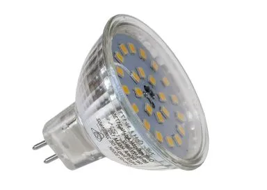 Chilitec LED Strahler MR16 H55 SMD 120 Grad, 3000k, 420lm, 12V/4W, warmweiß