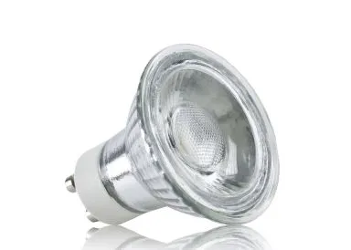 LED Einbaustrahler Set mit Marken GU10 LED Spot Chilitec H35 COB eisengebürstet rund warmweiss