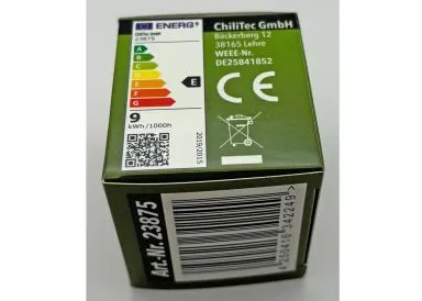 ChiliTec LED Strahler GU10 P90, 896lm, 230V/9W, 38Grad, neutralweiss