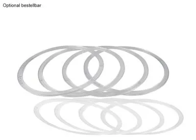 Einbaurahmen aus Aluminium eisengebürstet rund Klickverschluss geeignet auch für Spanndecken