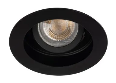 Kanlux Deckenleuchte Einbau-Downlight ARET DTO B/B schwarz matt rund