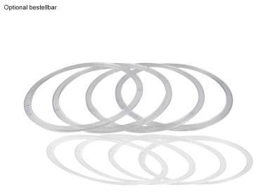 Einbaurahmen aus Aluminium Optik Eisengebürstet Quadrat Klickverschluss geeignet für Spanndecken