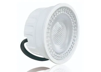 5er LED Einbaustrahler Set extra flach mit Marken Flat LED Spot LcLight 5 Watt Alu schwarz rund Dimmbar 40 Watt Ersatz