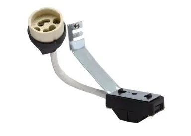 LED / Halogen Fassung GU10 Brandschutz mit Zugentlastung