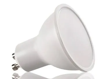 Feuchtraum LED Einbaustrahler Set IP44 Feinschliff matt rund mit Marken GU10 LED Spot Kanlux 5 Watt Milchglas