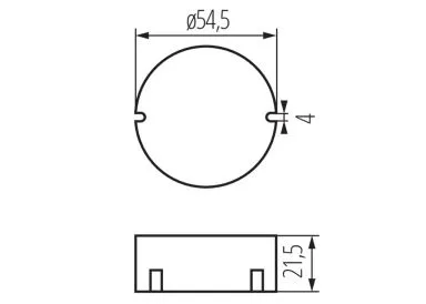 Kanlux LED Netzgerät CIRCO LED 12VDC 0-10W