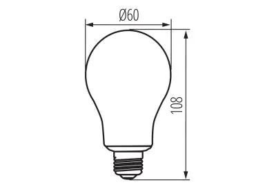 Kanlux LED Leuchtmittel XLED A60 4W-SW Superwarm dekorativ