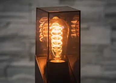 Kanlux Außenleuchte für austauschbare Leuchtmittel LAVEN EL 28 SE GR Bewegungsmelder