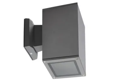 Kanlux Wandleuchte Außenbereich LART EL-160-GR Aluminium E27