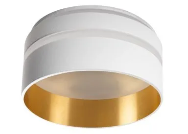 Kanlux Einbaustrahler GOVIK ST weiß gold rund dreifacher Lichtaustritt DSO-W/G