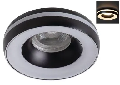 Kanlux Deckenleuchte Einbau Downlight ELICEO DSO B/B schwarz rund